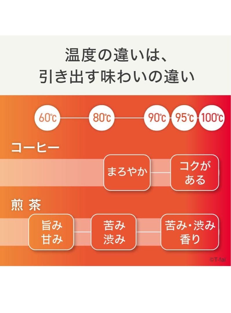ティファール 電気ケトル 0.8L 「ディスプレイ ロック コントロール」