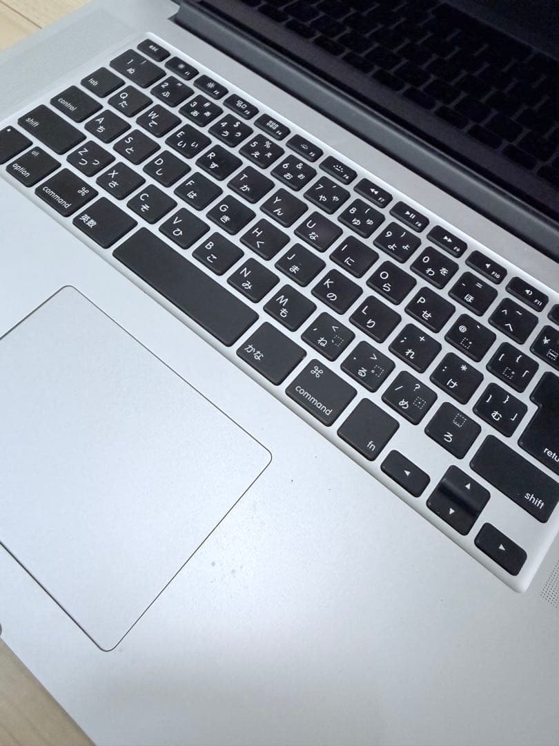 MacBookPro 15インチ/16GB/SSD 512GB/初期化済