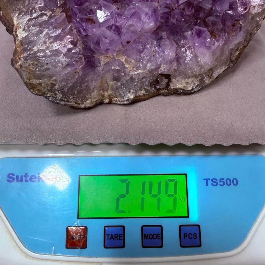アメジストドーム　アメジストカペーラ　パワーストーン　天然石　専用台座付き　財運