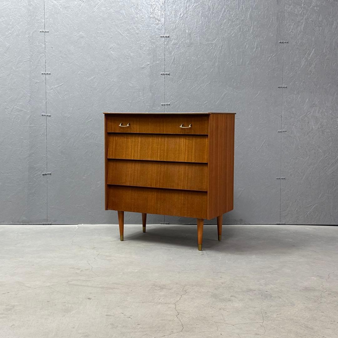 AVALON(アバロン) ヴィンテージ 4段チェスト(501)