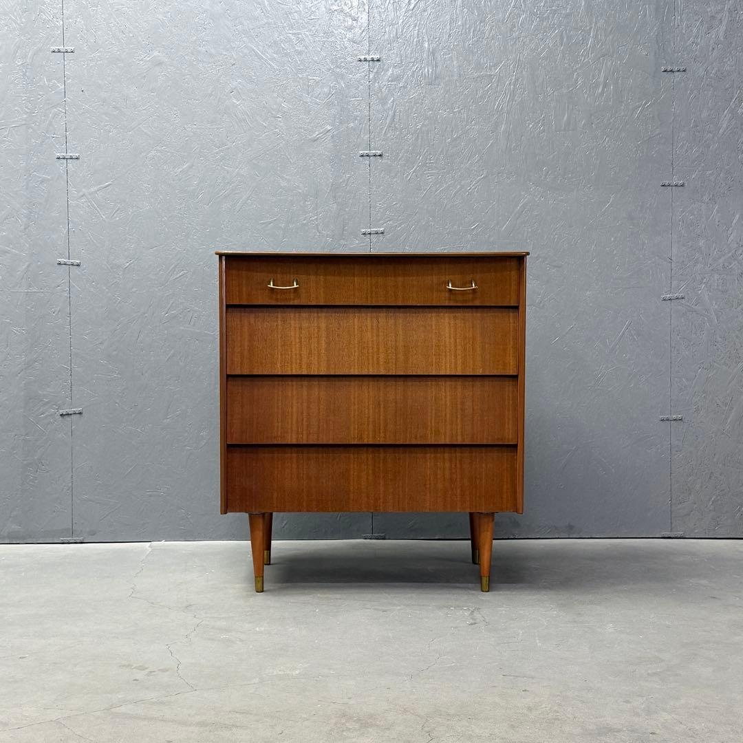 AVALON(アバロン) ヴィンテージ 4段チェスト(501)