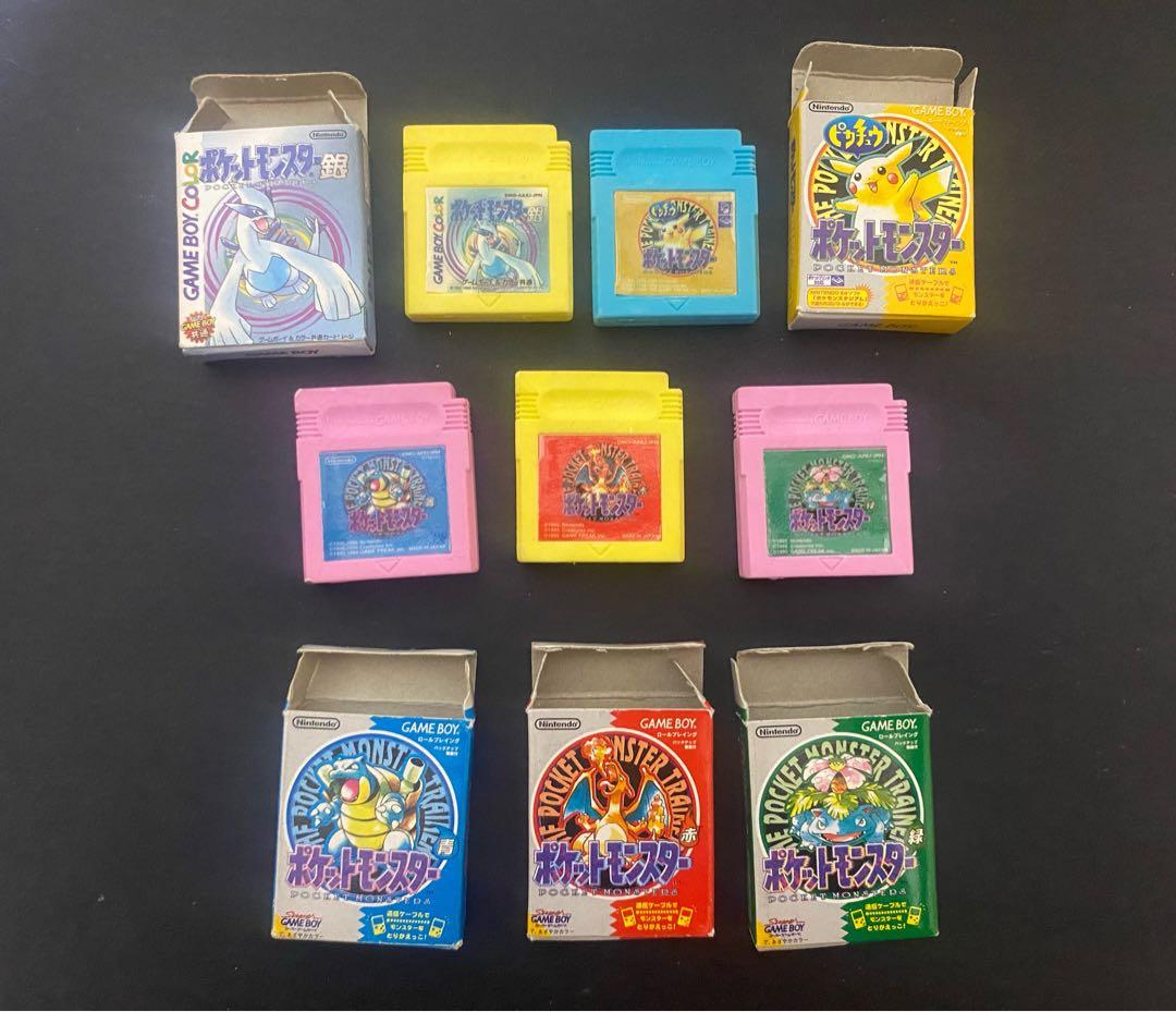 ポケモン　ミニチュア消しゴム　 御三家　赤・緑・青 3本セット
