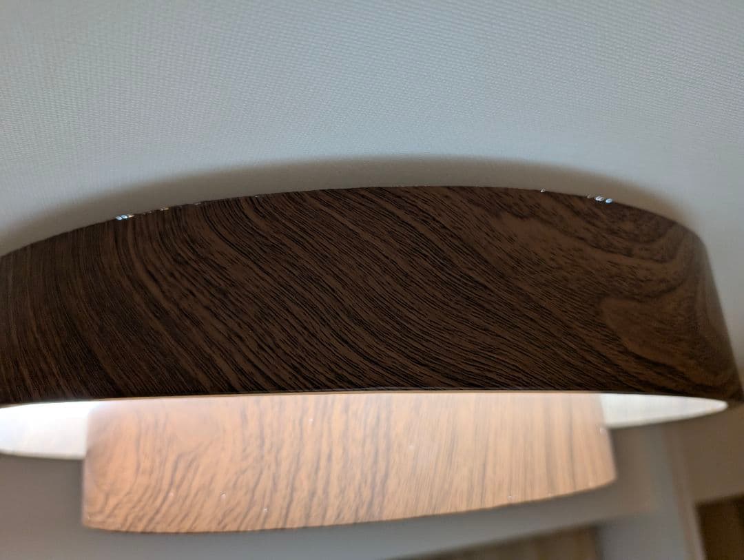 シーリングライト LED おしゃれ クルミ色 50cm