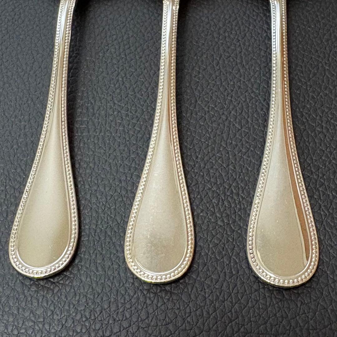 美品クリストフル　パール　コーヒースプーン12点