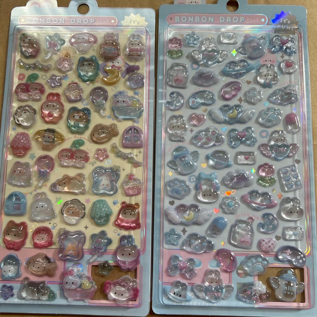 正規品　ボンボンドロップシール　オリジナル　６枚セット