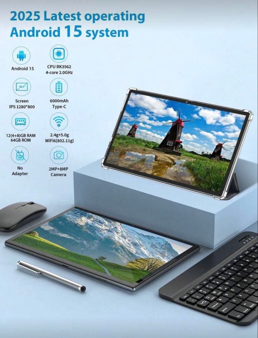 Android15 10インチタブレット