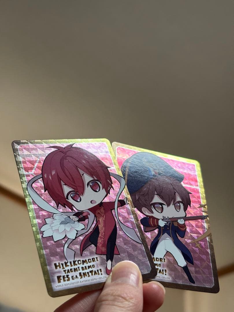 ひきこもりでもフェスがしたいカードレア2枚＋23枚＋ファイル4枚＋缶バ3個セット