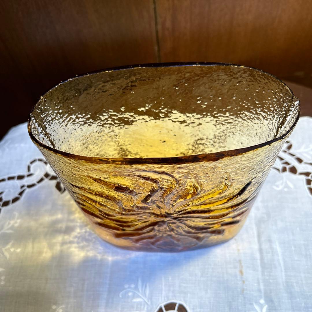 稀少　ZONA 　クラッシュガラス　花瓶
