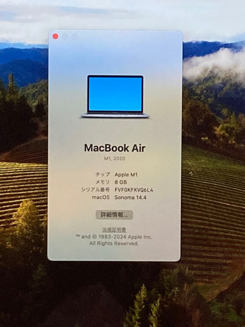 MacBook本体 MacBook Air 13-inch 2020 M1 8GB/256GB