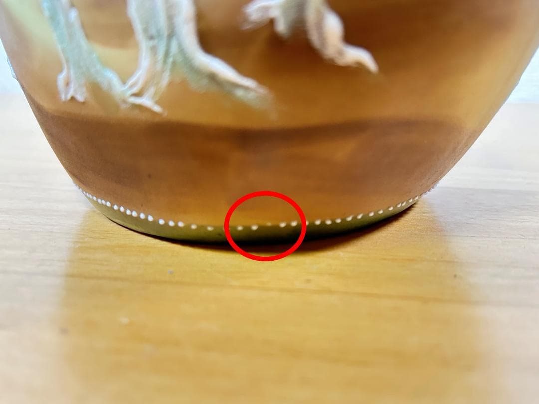 幻の逸品 オールド ノリタケ ホワイトウッドランド 花瓶 盛上 Noritake