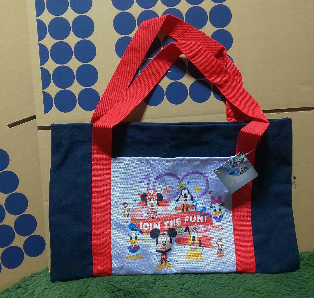 ディズニー 100周年 クッション トートバッグ