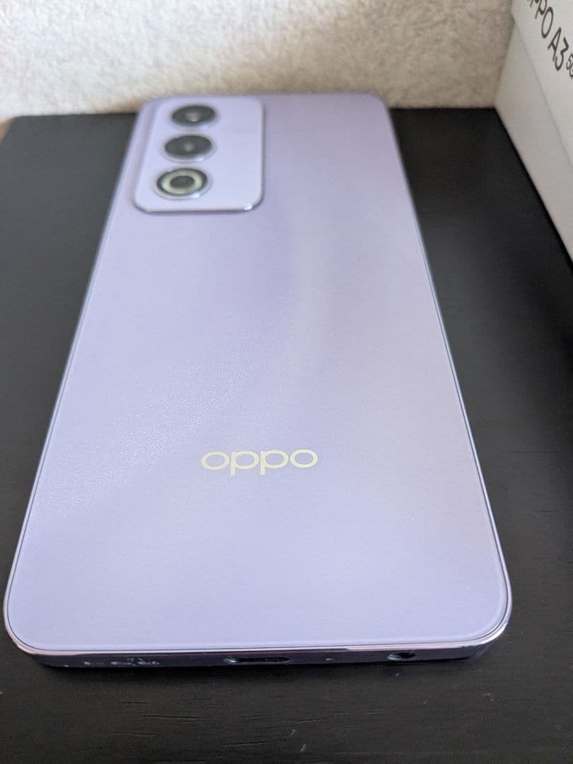 【美品】OPPO A3 5G パープル 本体　箱説明書付き