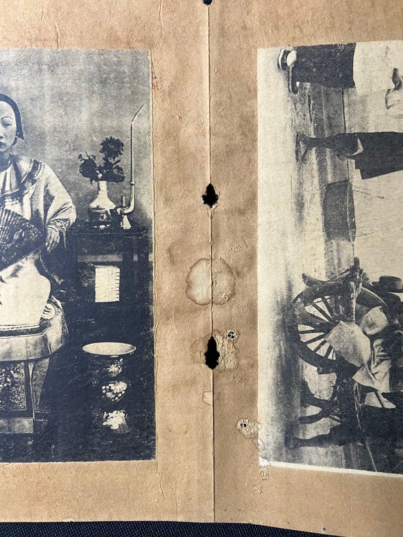 「末代皇朝舊影」中国朝廷写真集 時代不明 折帖◆ラストエンペラー 清朝写真集