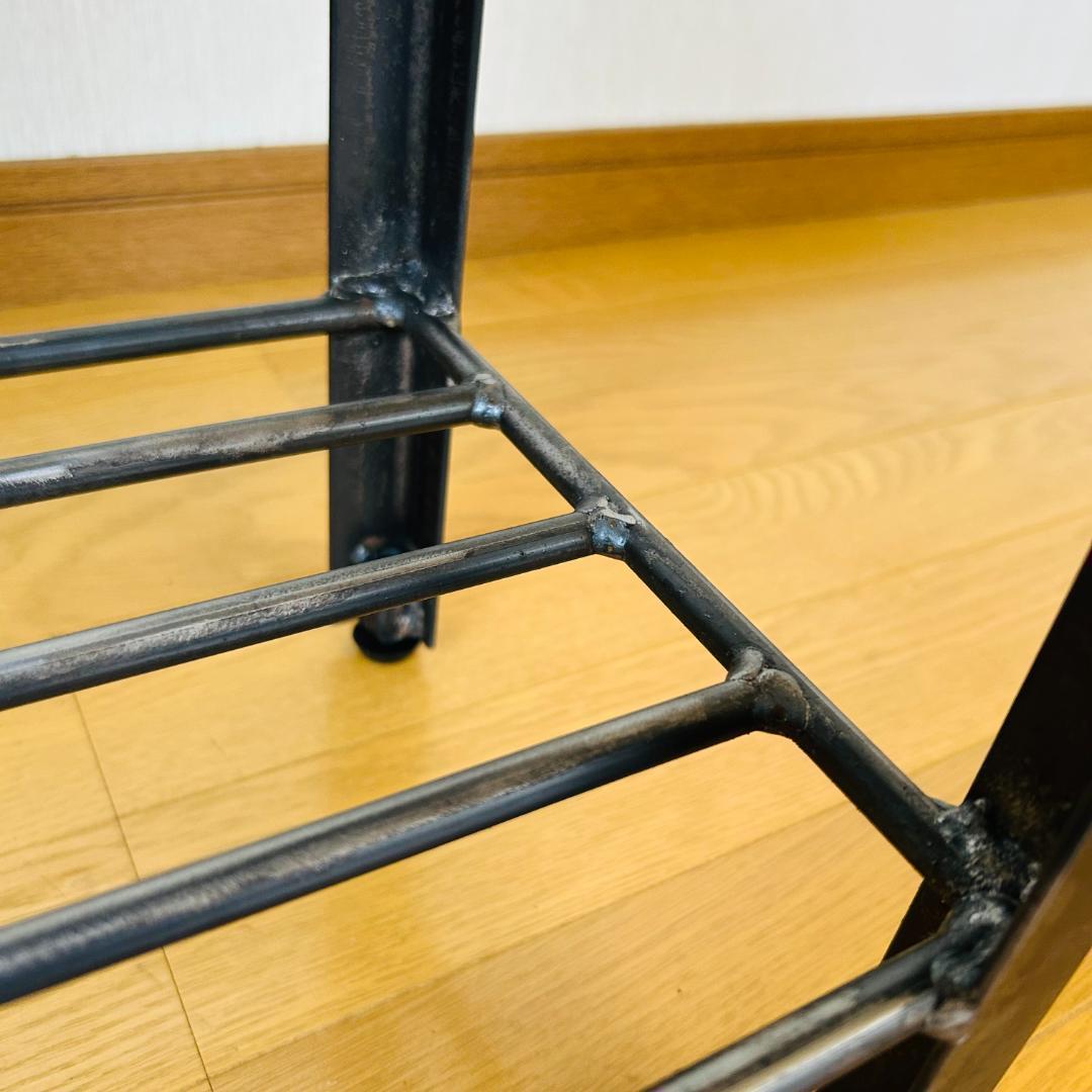 ミニベンチ　ハンドメイド　シェルフ　植物棚　ラック　　アガペ