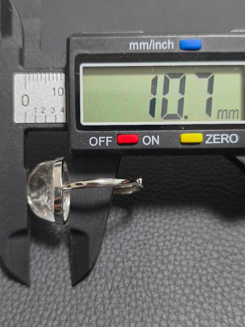 希少　水入り水晶　指輪(リング) S925