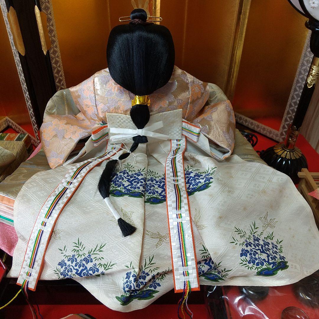 高さ約24cm親王飾雛人形　おひなさま