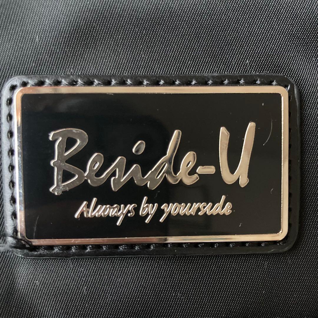 【新品】beside-u　ビサイユ　2way　マザーズバック　ジム用　ブラック