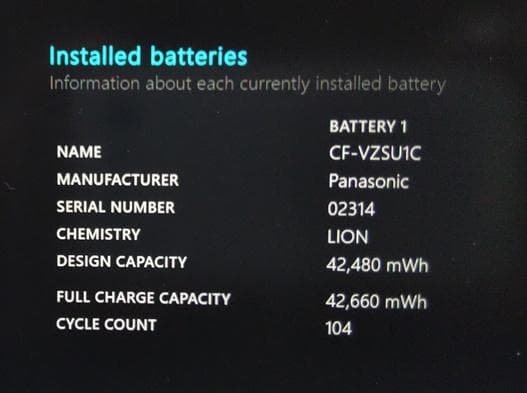 液晶・バッテリー良好 Panasonic CF-SV8