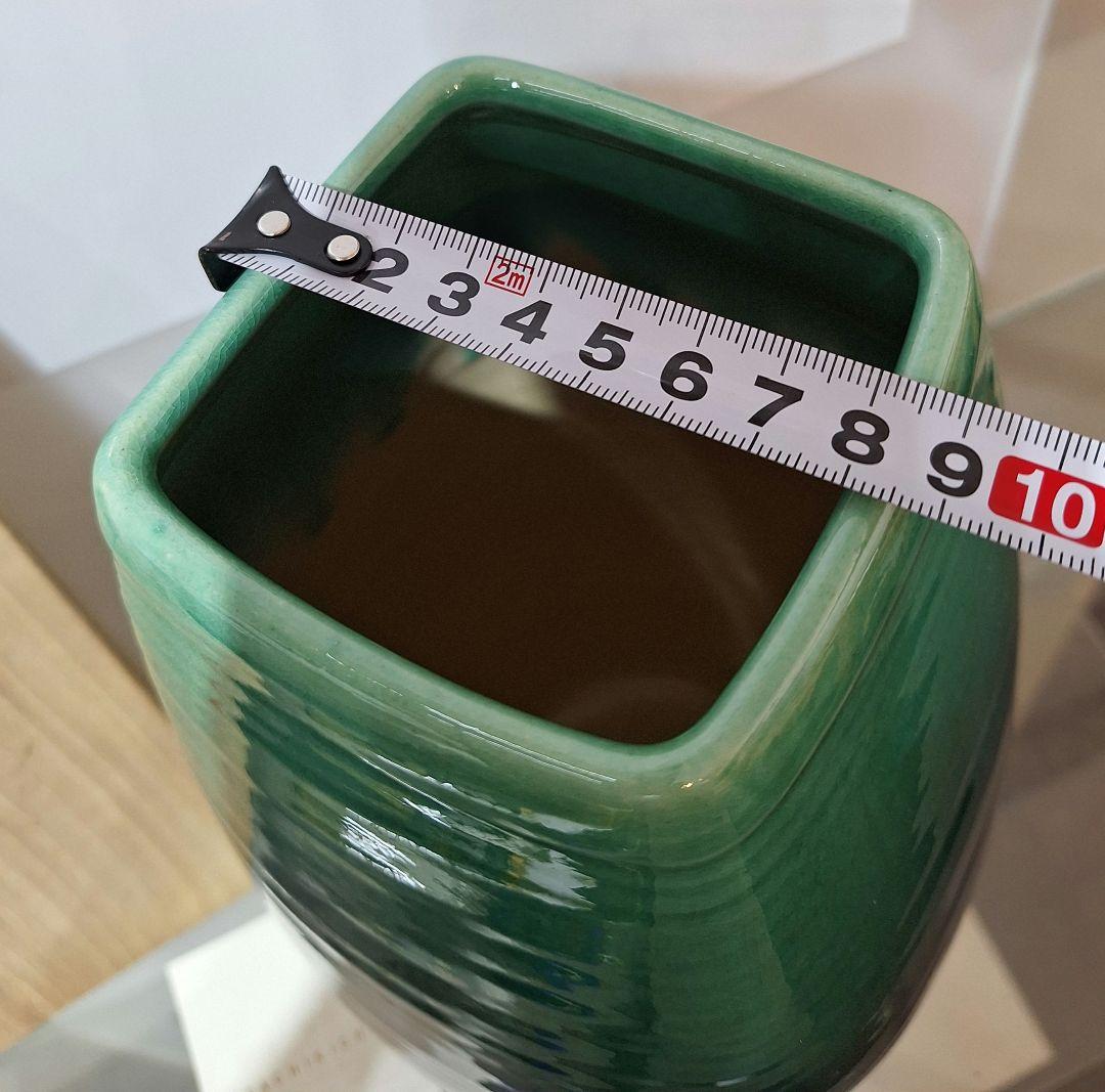 たち吉 青翠花生 花瓶　定価14850円 桐箱入　橘吉　青翠　花生　新品　未使用