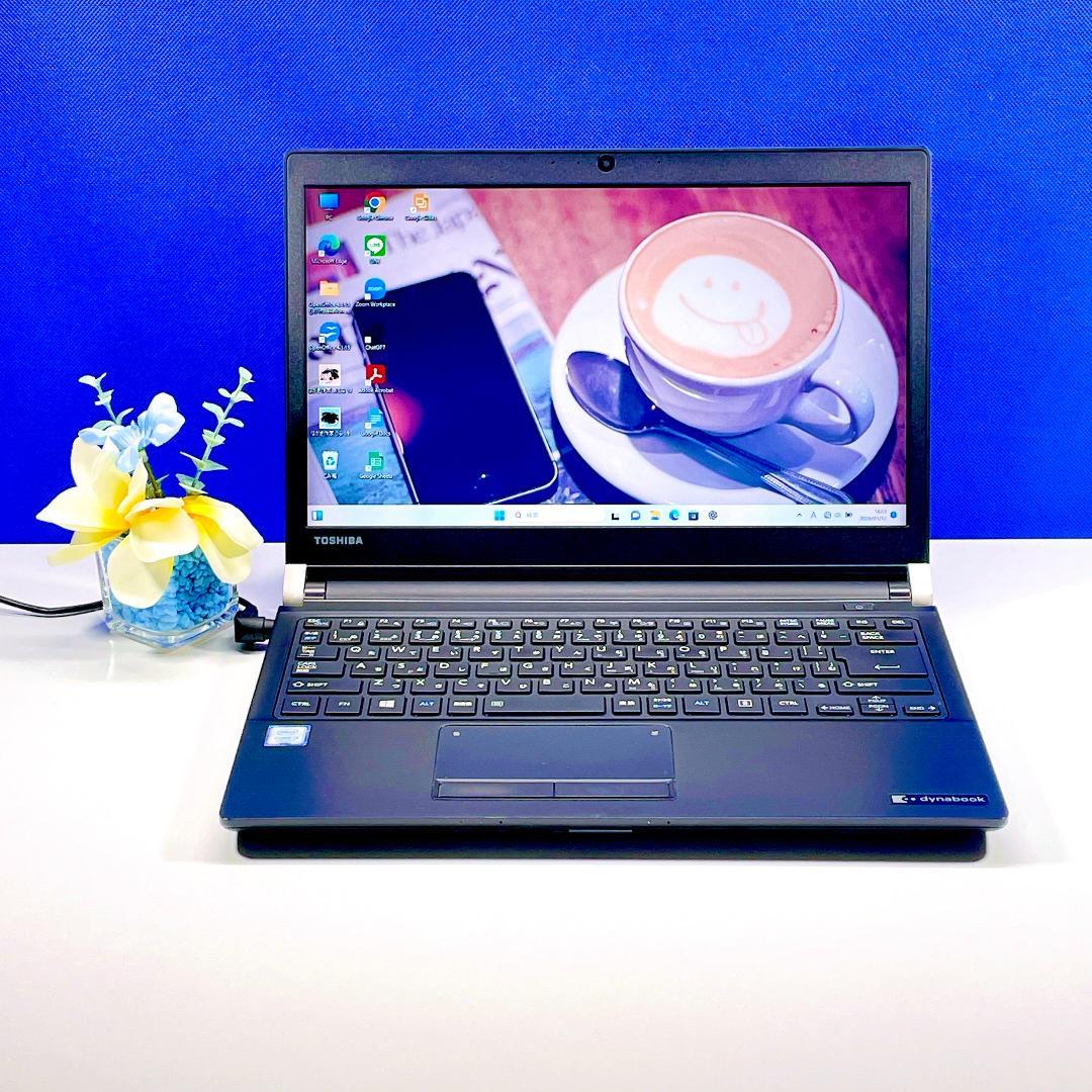 即利用OK！Windows11✨快適SSD✨東芝カメラ付小型ノートパソコン軽量