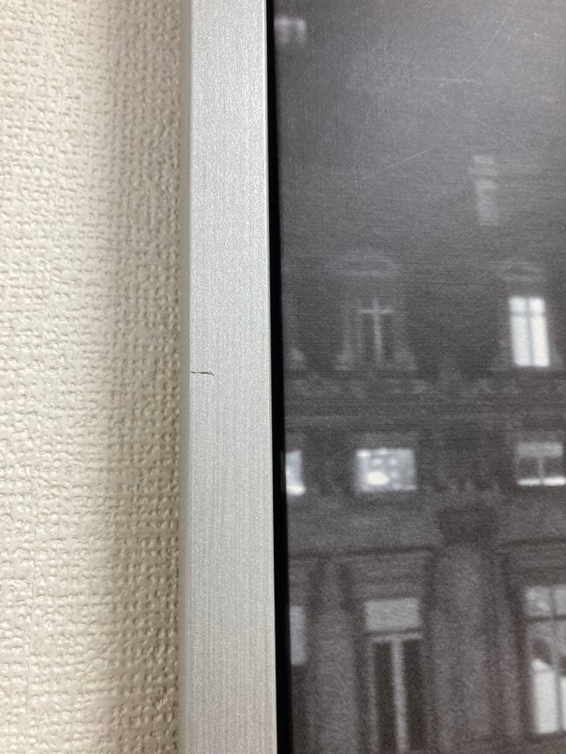 大型140cm パリ エッフェル塔 モノクロアート フレーム付 IKEA フォト