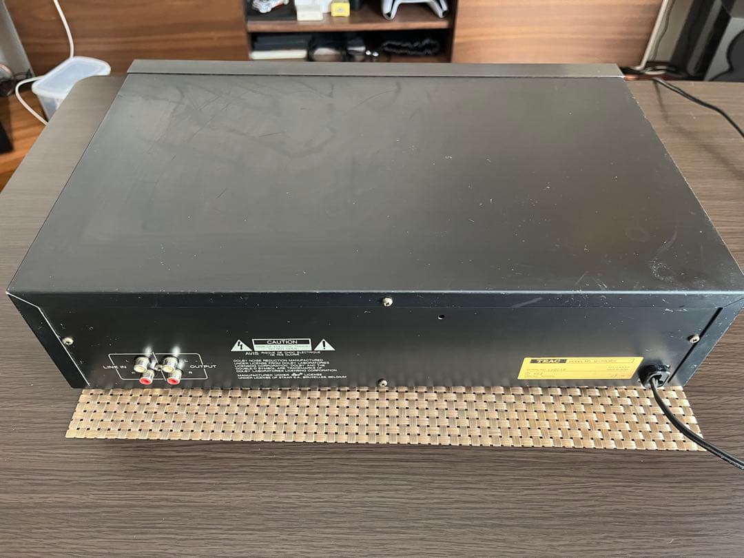 TEAC W-990RX ステレオダブルリバースカセットデッキ 中古 動作品