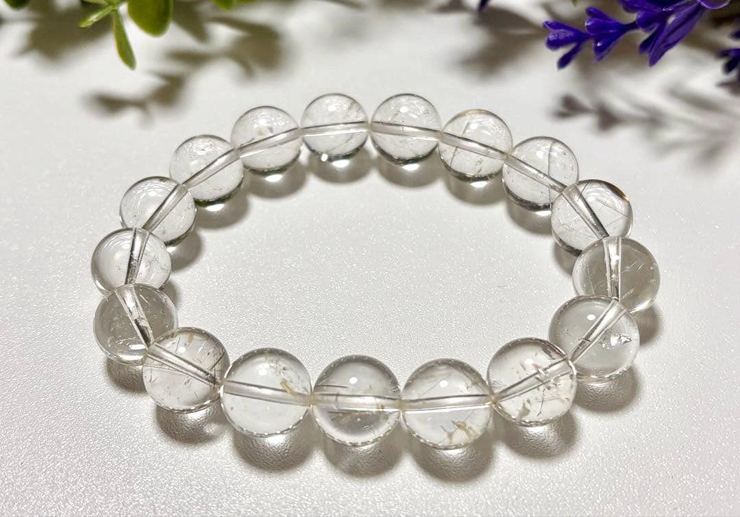 究極品質　現代に蘇った伝説の国産水晶　幻の山梨乙女鉱山産ルチルクォーツのブレス