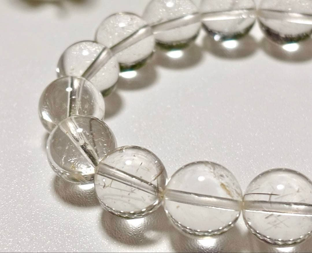 究極品質　現代に蘇った伝説の国産水晶　幻の山梨乙女鉱山産ルチルクォーツのブレス