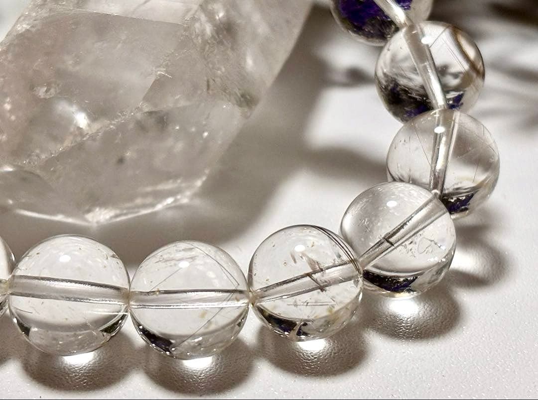 究極品質　現代に蘇った伝説の国産水晶　幻の山梨乙女鉱山産ルチルクォーツのブレス