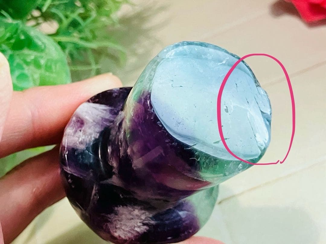 エンジェルフェザー　万華鏡　フローライト　マルチカラー　蛍石　きのこ　原石