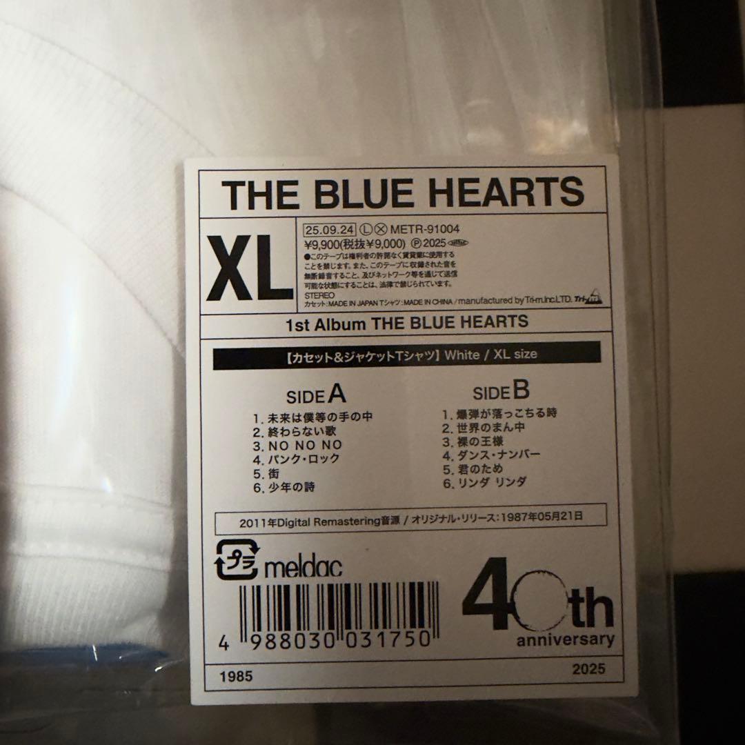 ブルーハーツ カセットテープ+Tシャツ THE BLUE HEARTS 新品