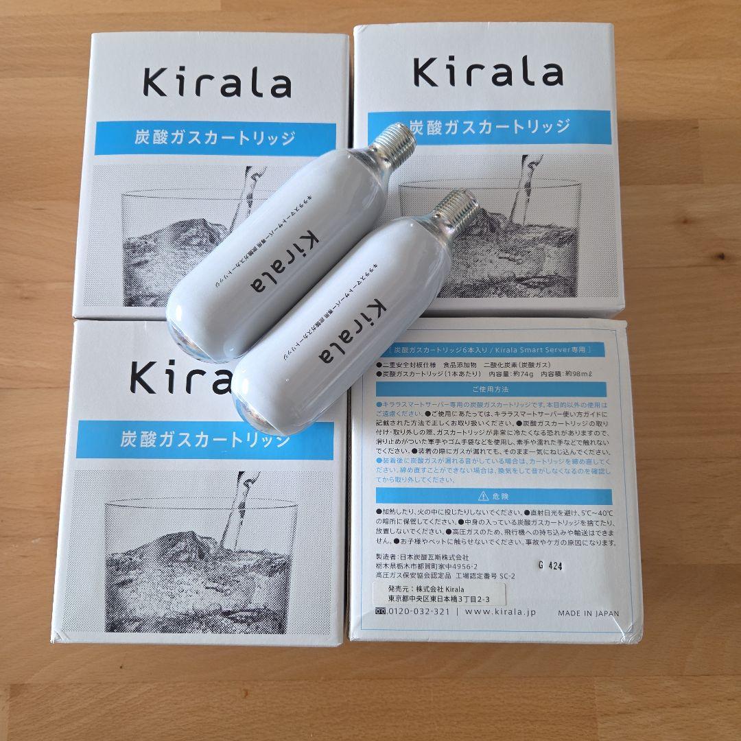 Kirala 炭酸ガスカートリッジ 6本入り4箱+2本