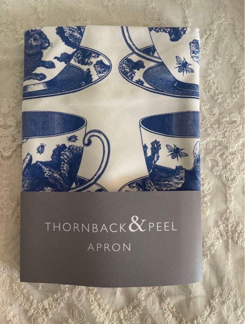 イギリス製　新品　ソーンバックアンドピール　ティーカップエプロン