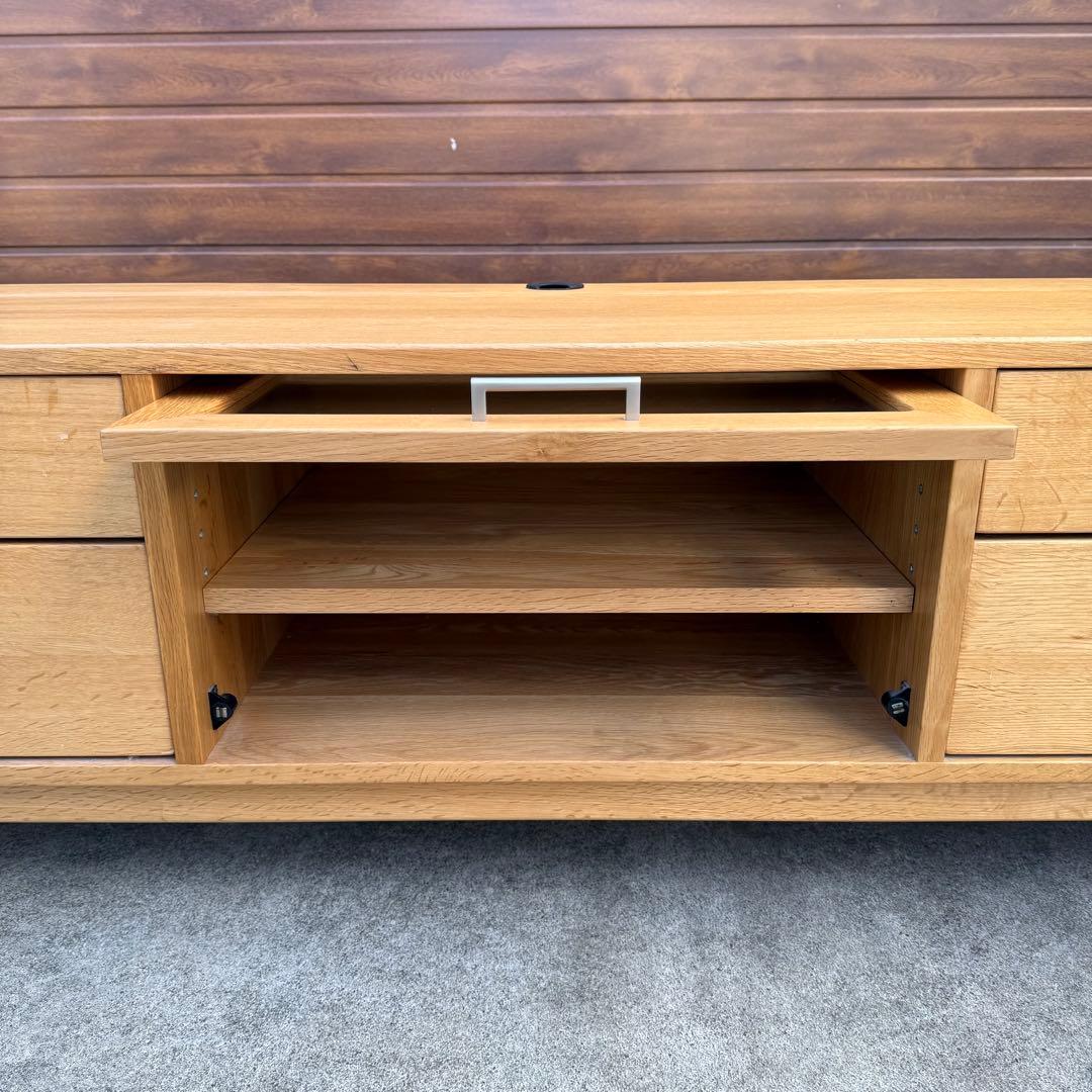 美品 起立木工 ノルディ テレビボード w164 オーク