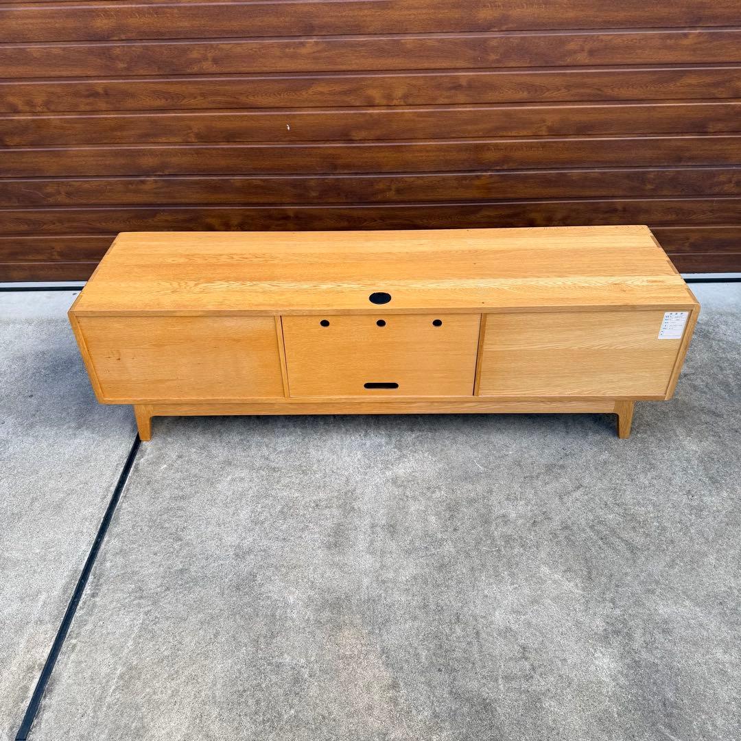 美品 起立木工 ノルディ テレビボード w164 オーク