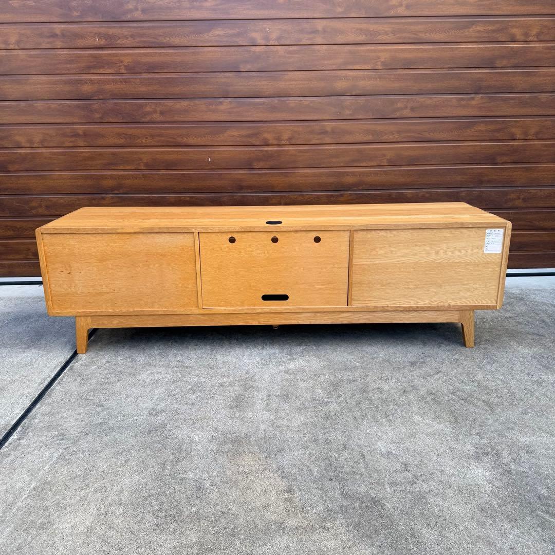 美品 起立木工 ノルディ テレビボード w164 オーク