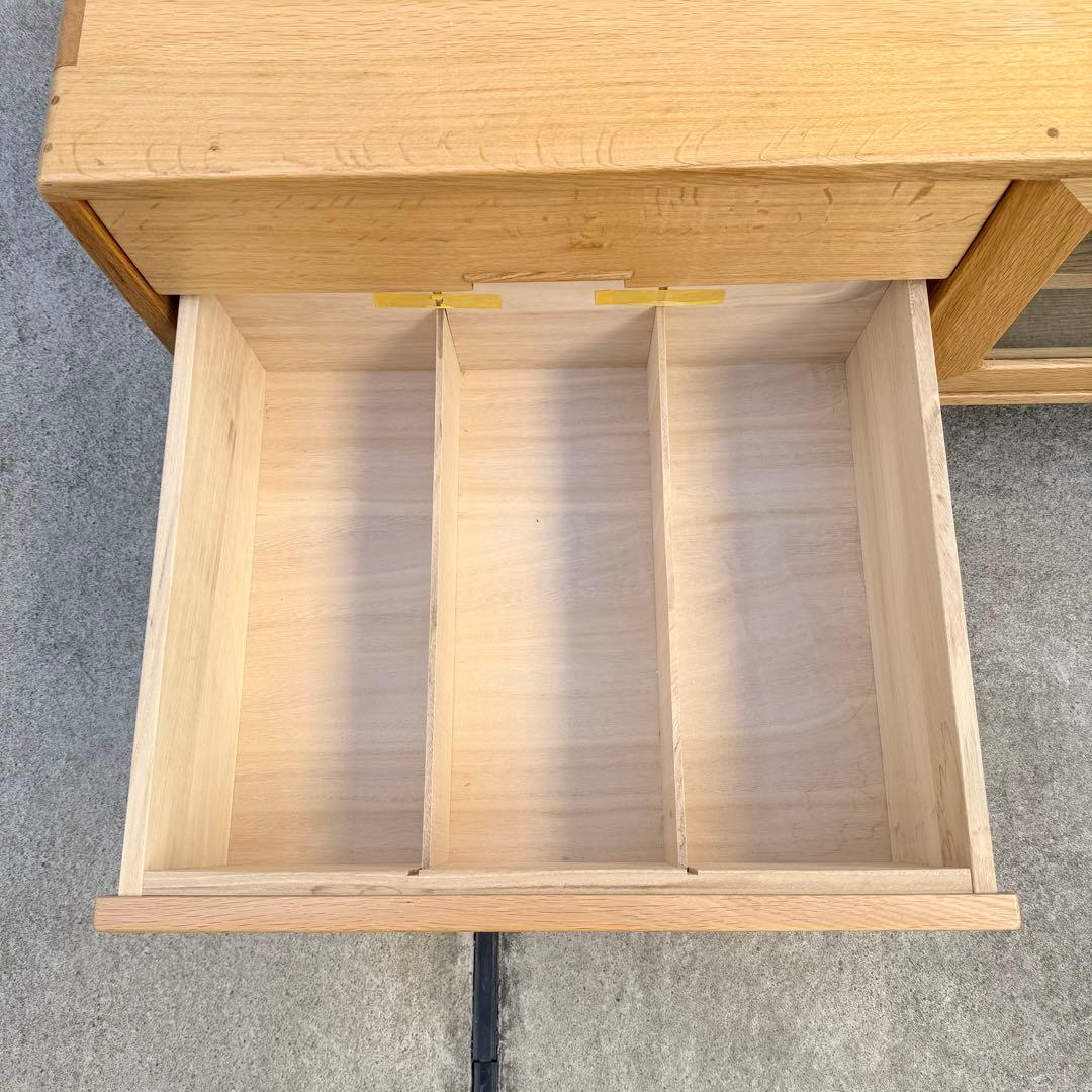 美品 起立木工 ノルディ テレビボード w164 オーク