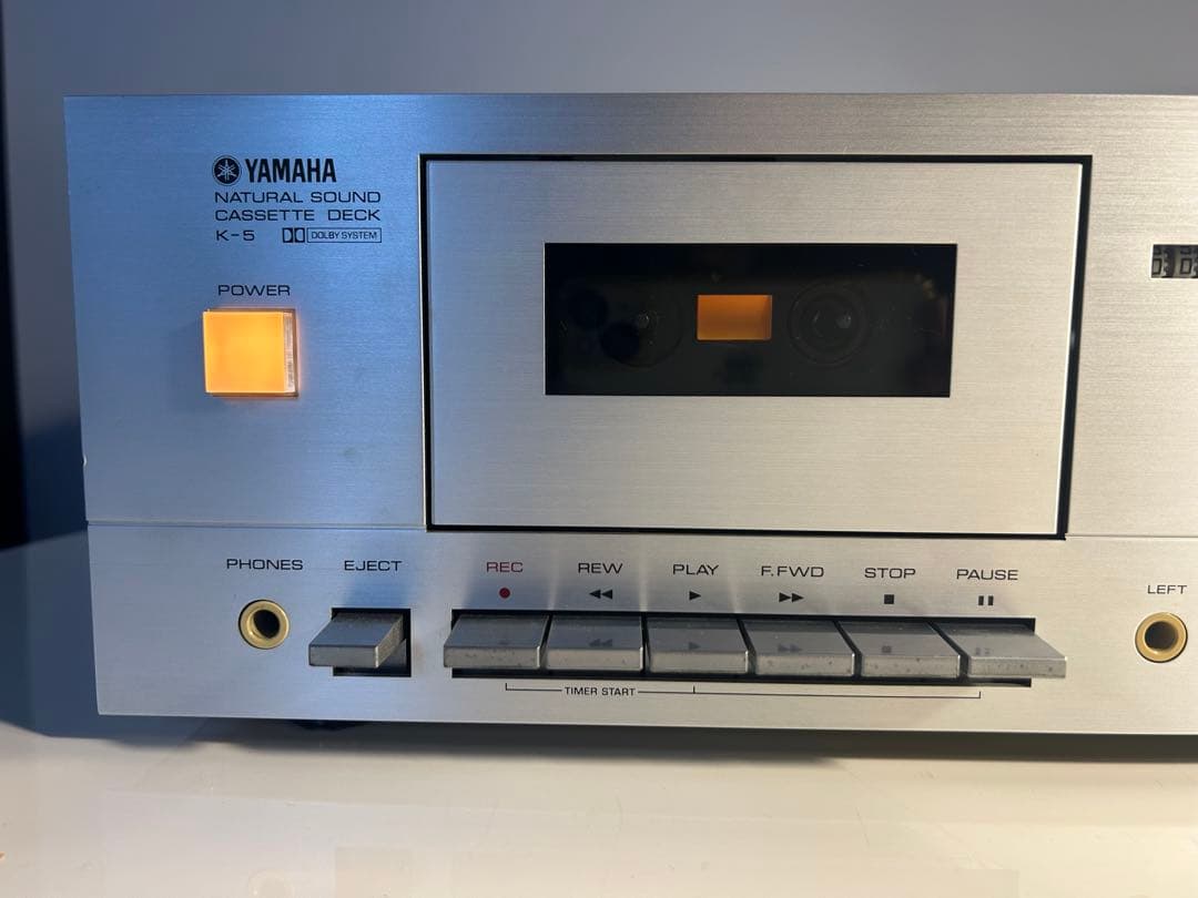 YAMAHA K-5 カセットデッキ 【不動・ジャンク品】