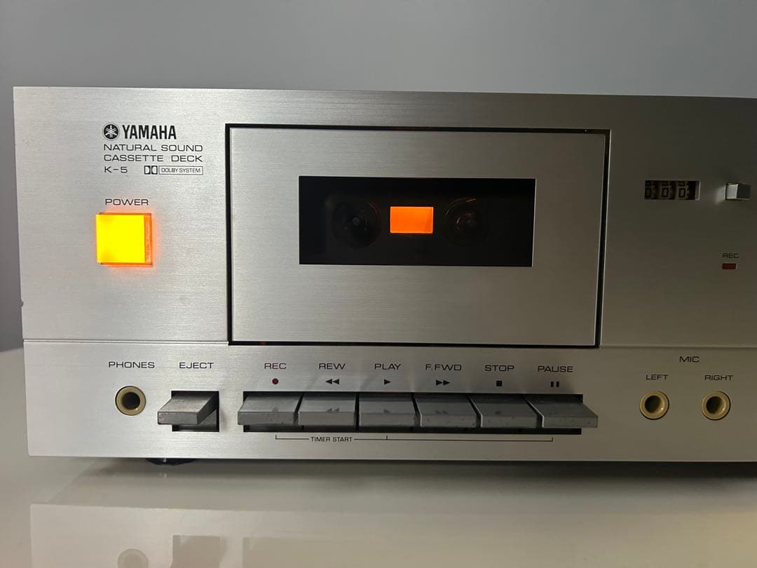 YAMAHA K-5 カセットデッキ 【不動・ジャンク品】