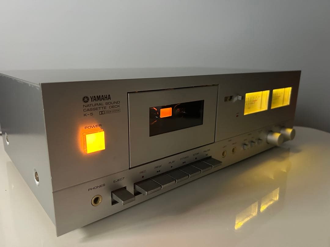 YAMAHA K-5 カセットデッキ 【不動・ジャンク品】