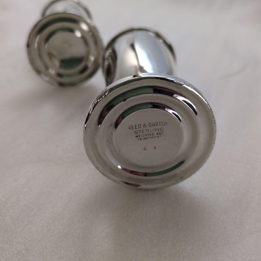 リード＆バートン シルバー　塩胡椒入れ 2個セット　ヴィンテージ