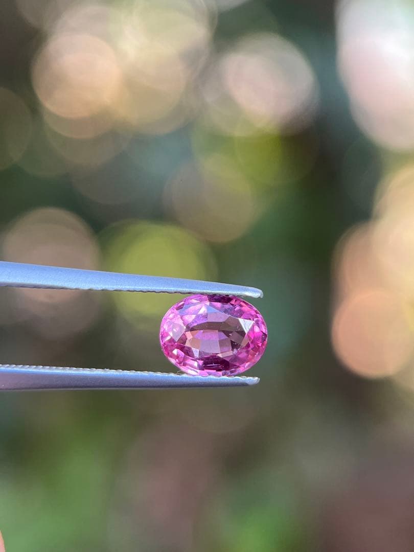 ピンクスピネル パパラチアカラー1ctNatural pink Spinel