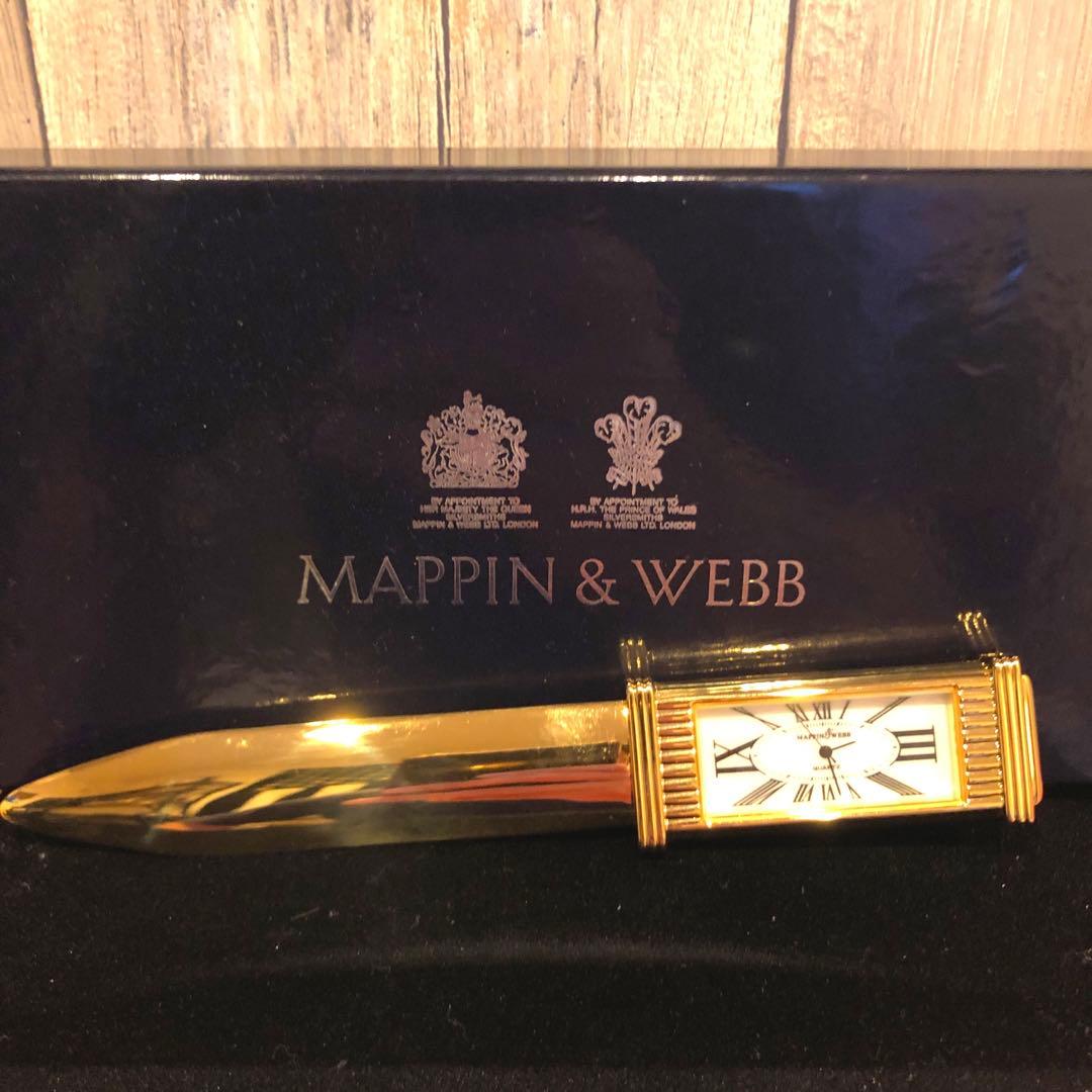 【新品】MAPPIN&WEBB ペーパーナイフ型時計
