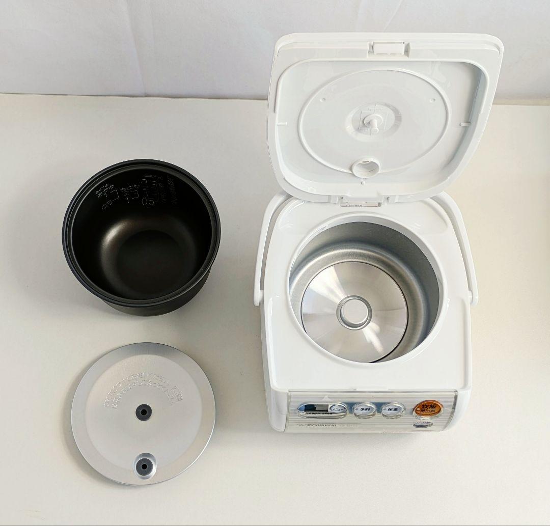新品未使用 象印 炊飯器 3合炊き ホワイト Zoujirushi