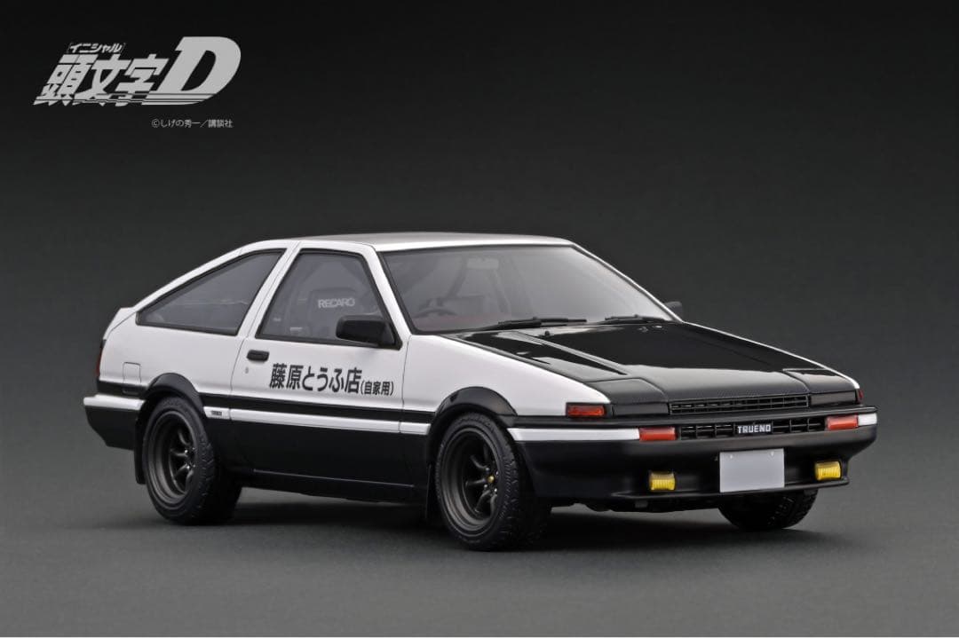 頭文字D イグニッションモデル　AE86 藤原拓海フィギュア付き　60台限定