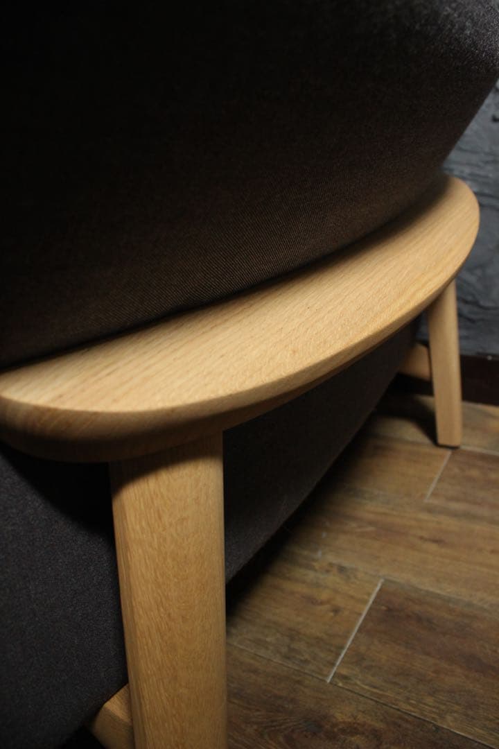 全国送無料、首都圏2.4万割引〜UW52 36万 総フェザー 3人掛け ソファ