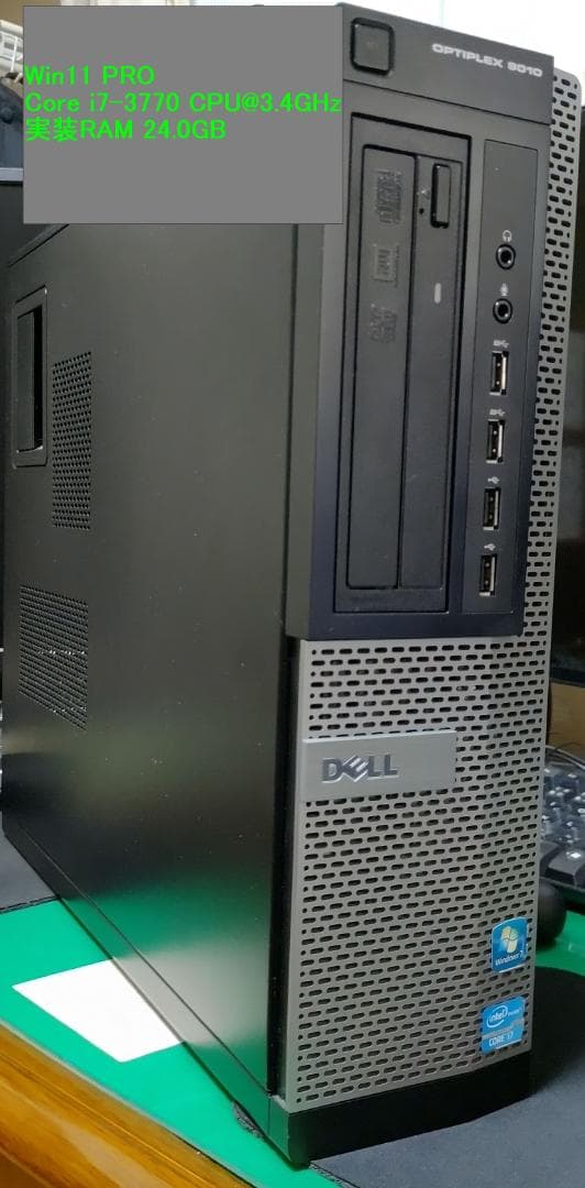 Dell OptiPlex 9010 デスクトップPC Win11Pro