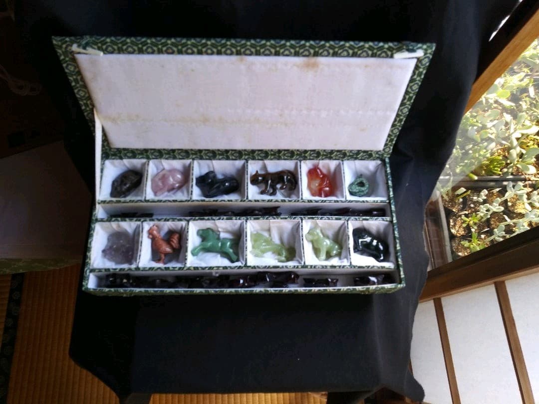 玉製十二支　中国工芸品　置物　NO.839