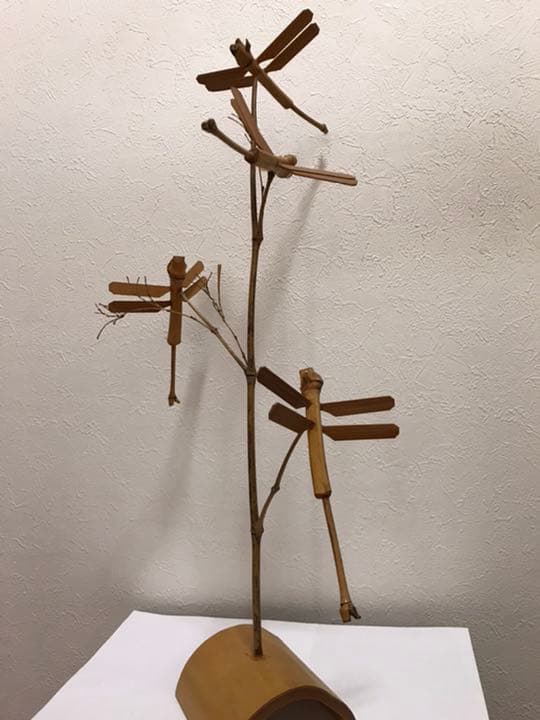 秋　とんぼ/トンボ　竹細工職人