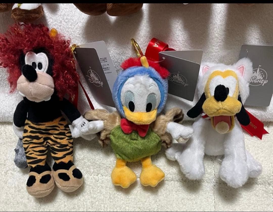 岡山イオン ディズニーストア限定商品　ぬいぐるみキーチェーン　7体セット